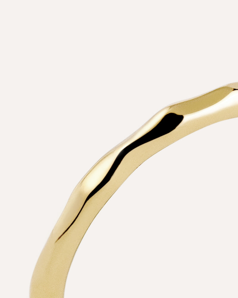 Hammered 細版戒指